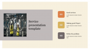 Attractive Service Presentation Template and Google Slides