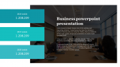 Business powerpoint presentation template - Portfolio model