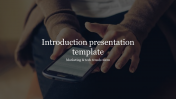 Portfolio Introduction Presentation Template Slide