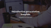 Visionary Introduction Presentation Template Slide Design