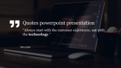 Awesome Quotes PowerPoint Presentation PPT Designs