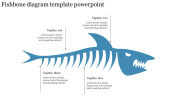 Editable Fishbone Diagram Template PowerPoint-4 Node