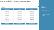 Cause and effect powerpoint template