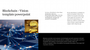 Elegant Blockchain Vision Template PowerPoint slides