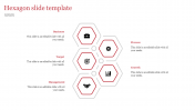 Hexagon Slide Template for Business Presentation