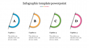 Amazing Infographic Template PowerPoint With Four Nodes