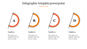 Effective Infographic Template PowerPoint In Orange Color