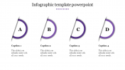 Best Infographic Template PowerPoint In Purple Color
