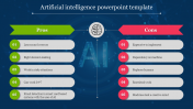 10 Node Artificial Intelligence PPT Template & Google Slides