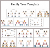 Editable Family Tree PowerPoint and Google Slides Templates