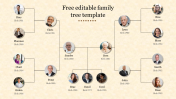 Free Editable Family Tree Google Slides and PPT Template