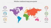 Best Witcher Continent Map PowerPoint Slide