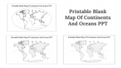 Blank Map Of Continents Oceans PPT And Google Slides Themes