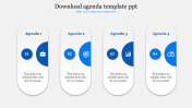 Download Agenda Template PPT Slides PowerPoint Presentation