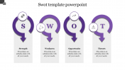 Our Predesigned SWOT Template PowerPoint Slide Design