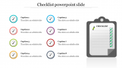 Checklist PowerPoint Slide Themes Design Presentation