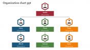 Use Organization Chart PPT Presentation In Hexagon Model
