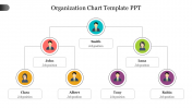 Simple Organization Chart Template PPT Presentation
