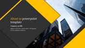 Magnificent About us PowerPoint Template Presentation