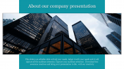 Simple About Our Company Presentation Template Designs