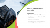 Editable About Us Company Profile PowerPoint Template