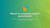 About Us Company Profile PowerPoint For Title Presentation