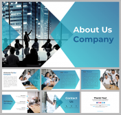 About Us Company Presentation And Google Slides Themes