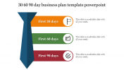 30 60 90 Day Business Plan Template PowerPoint Presentation
