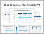 30 60 90 Business Plan PPT And Google Slides Themes