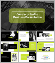 About Us Company Profile PPT and Google Slides Templates