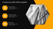 Impressive Company Profile Slide Template PPT Designs