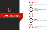 Contents PPT Presentation Template and Google Slides
