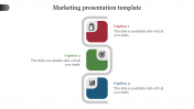 Marketing presentation template - Zig zag model