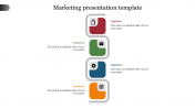Marketing Presentation Template Slide Design 4-Node
