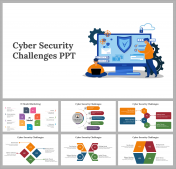 Cyber Security Challenges PPT and Google Slides Themes