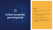 Best Cyber security Powerpoint template design