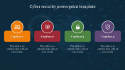 Attractive Cyber Security PowerPoint Template In Multicolor