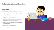 Online Education PPT Template Download & Google Slides