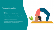 Amazing Yoga PPT Template Presentation Design-One Node