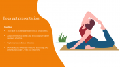 Attractive Yoga PPT Presentation Slide Template Design