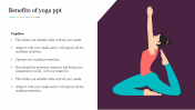Benefits Of Yoga PowerPoint Template and Google Slides