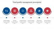 Total Quality Management PowerPoint In Circle Design