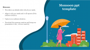 Monsoon PPT Template Presentation and Google Slides