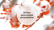 Impressive Winter PowerPoint Presentation Side Template