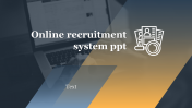 Online Recruitment System PPT Template & Google Slides