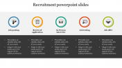 Simple Recruitment PowerPoint Slides Template Design