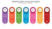Marketing Pillars PowerPoint Template and Google Slides