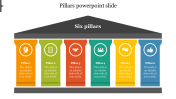 Pillars PowerPoint Template Presentation and Google Slides