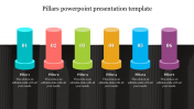 Editable Pillars PPT Presentation Template and Google Slides
