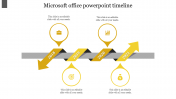 Innovative Microsoft Office PowerPoint Timeline Design